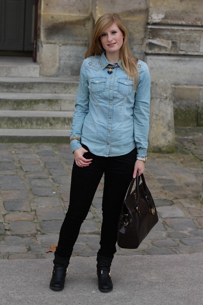 jeans blouse Paris