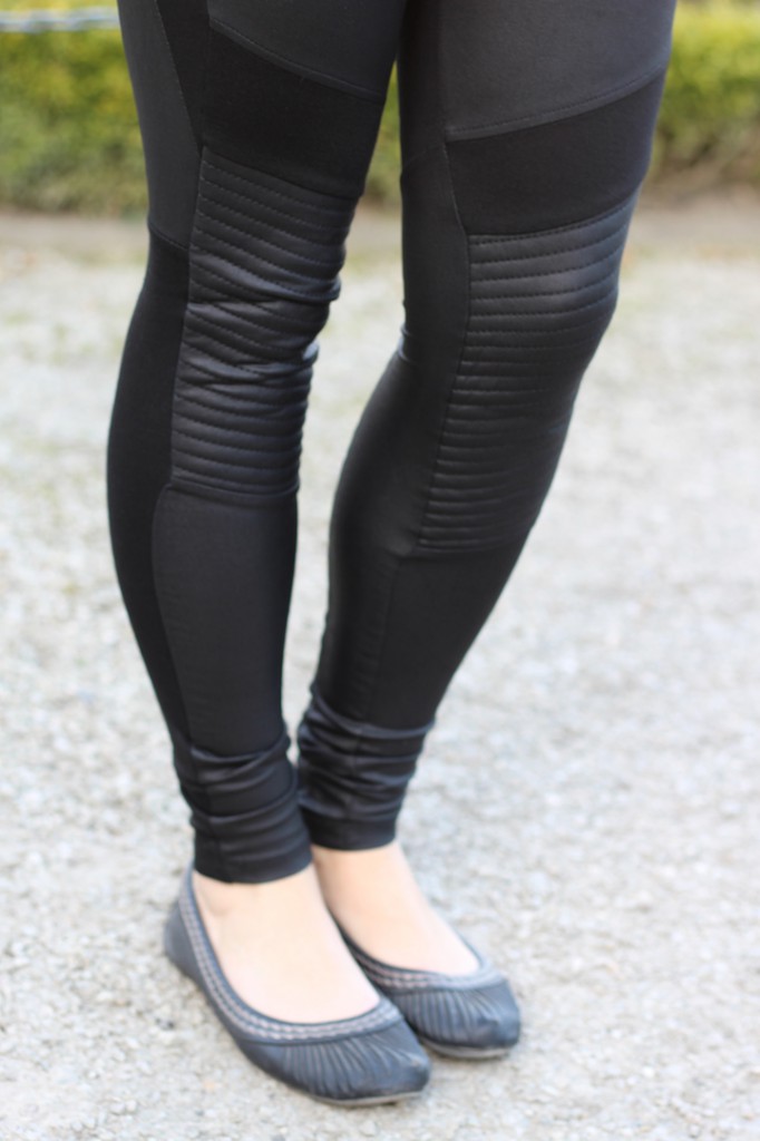 streetstyle faux leather pants