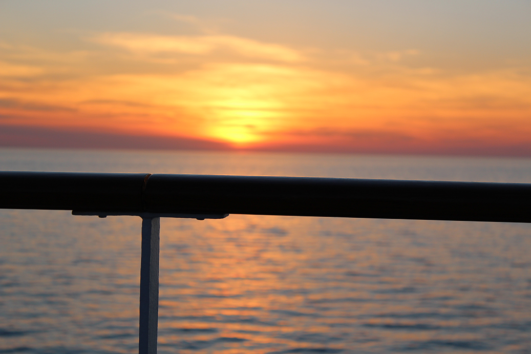94 MSC Kreuzfahrt Mittelmeer Sonnenuntergang sundown wunderschön