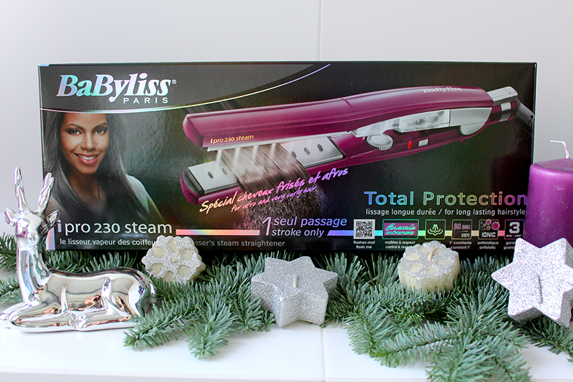 Beauty Blog Weihnachtsfrisur BaByliss Haarglätter iPro 230 Steam Hair Tutorial