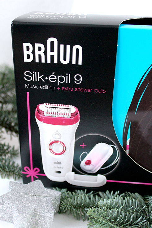 Braun Silk-épil 9 9-527 Music Edition Epilierer Duschradio Blogger Adventskalender #kölnbloggt Beauty Blog schnell und präzise epilieren Weihnachtsgeschenk