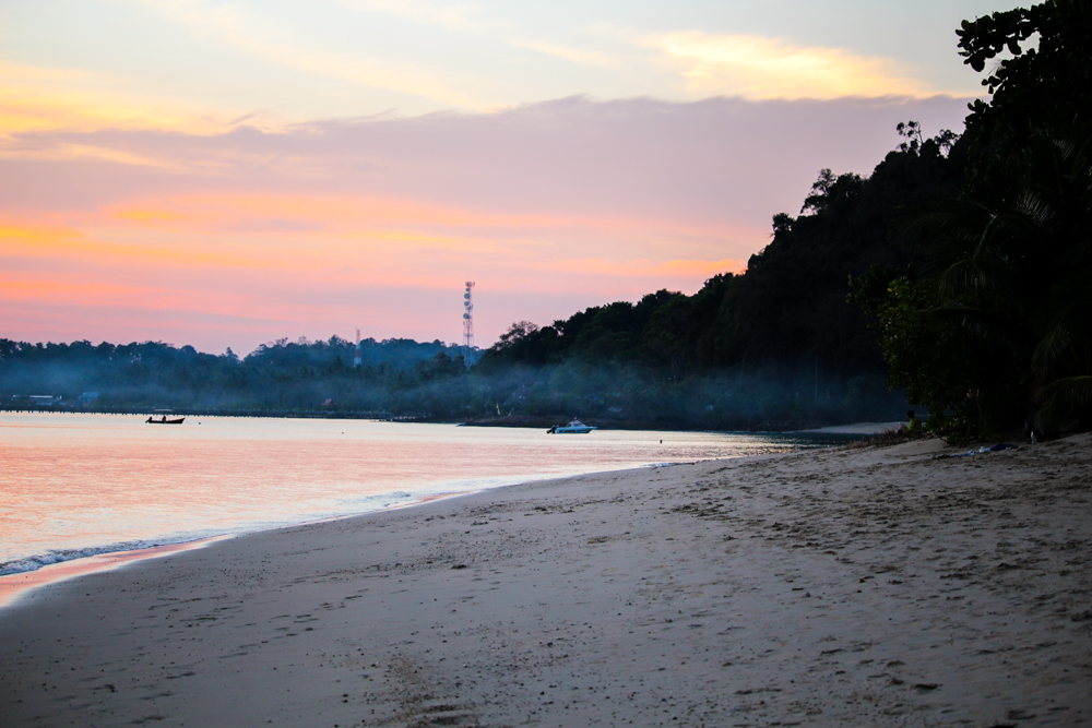 Koh Chang Klong Kloi Beach Traumstrand Thailand Sonnenuntergang schönste Strände