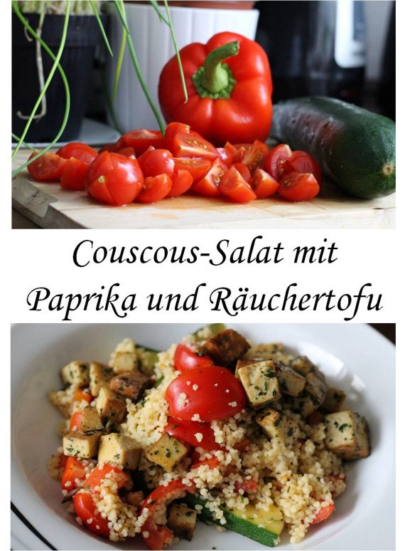 Couscous-Zuccini-Salat mit Paprika und Räuchertofu | Rezept ...