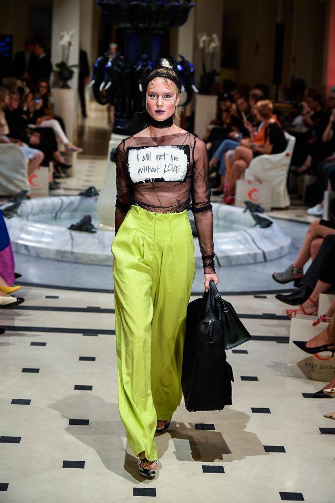Anja Gockel S18 Statement Fashion Week Berlin 2018 Frühling Sommer Modeblog