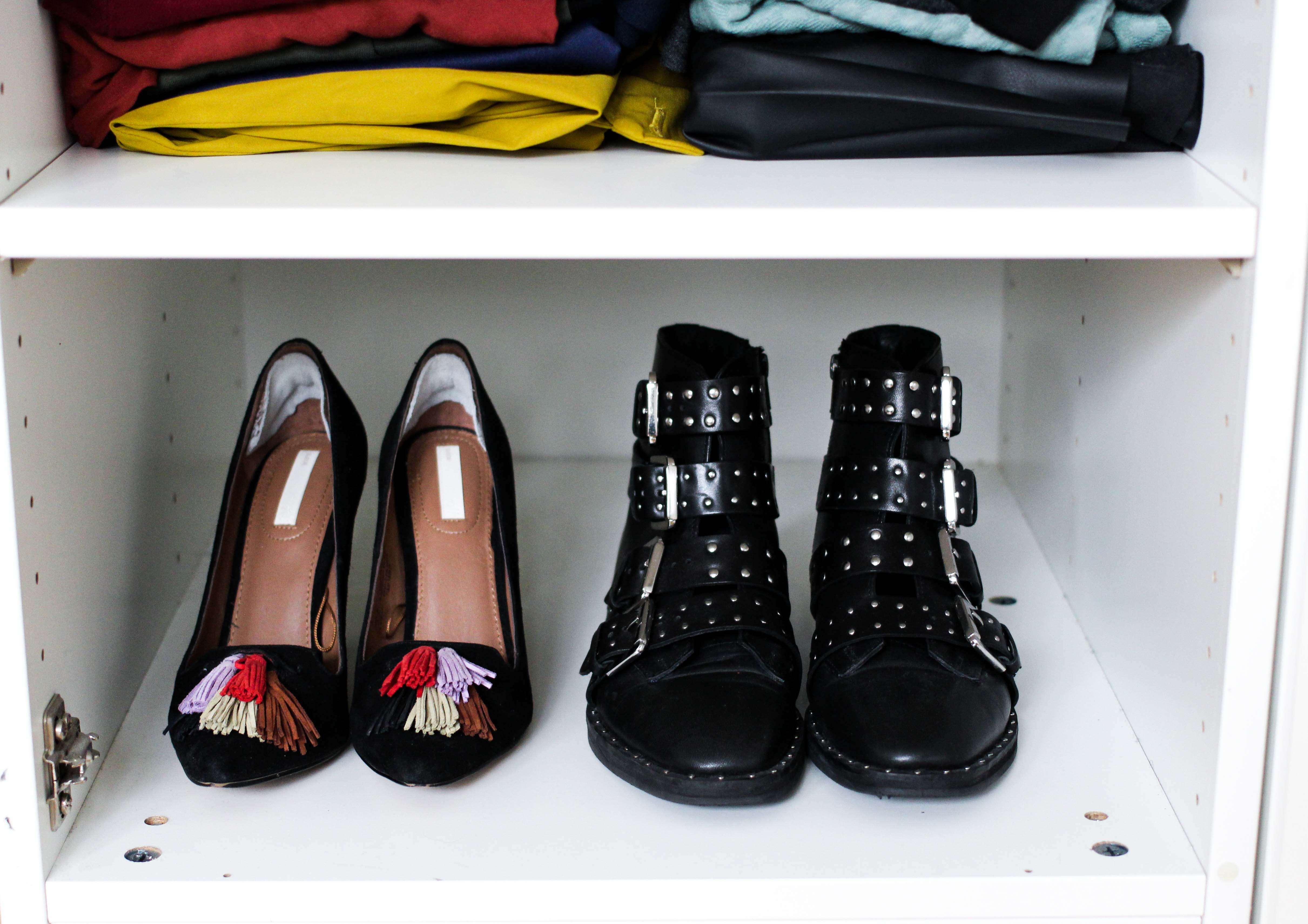 Mein Ankleidezimmer PAX Schrank Ikea #zeigdeinenPAX Ankleideschrank Schuhschrank Blogger