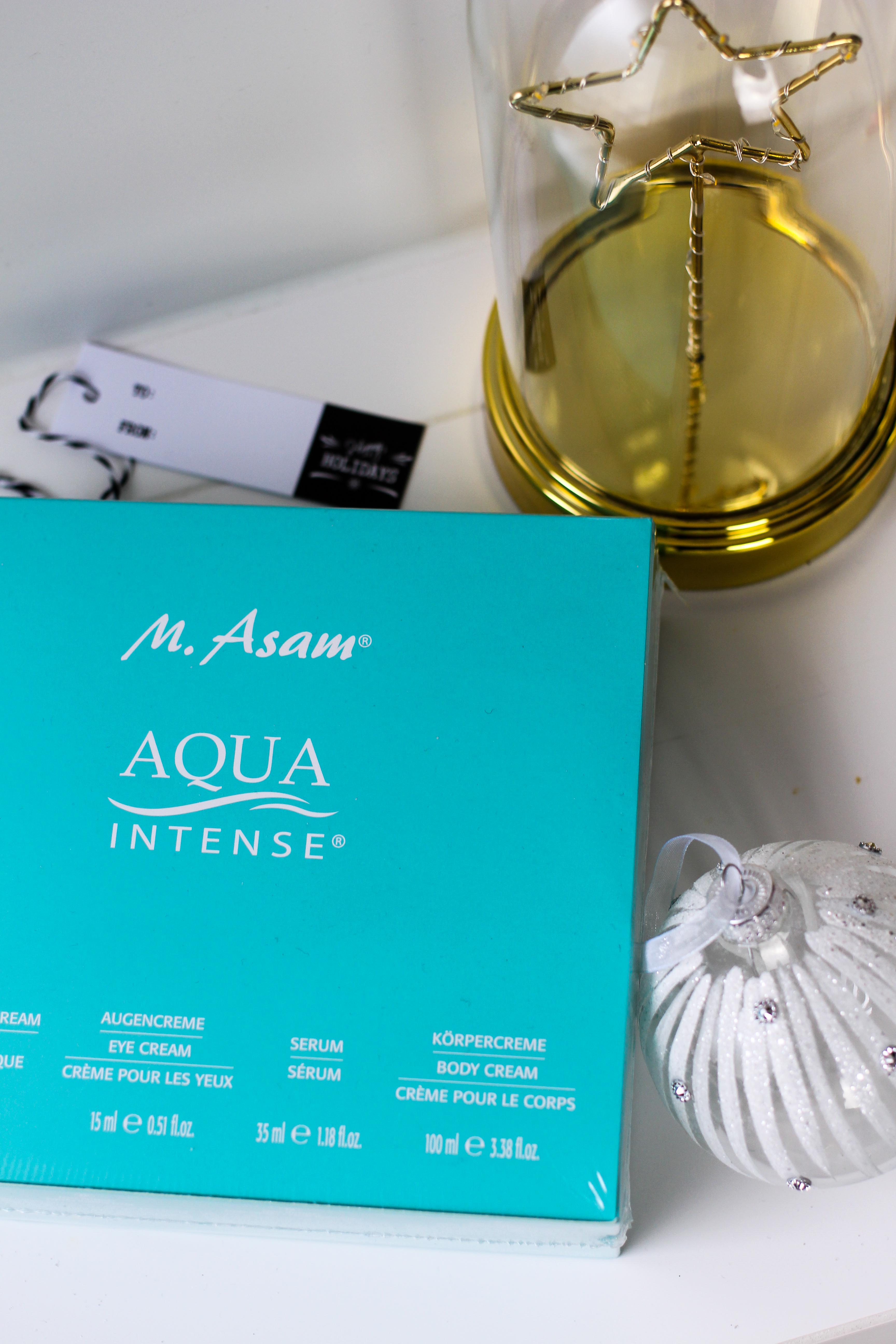 Adventskalender Blogger Deutschland 4-Teiliges Aqua Intense-Set Asambeauty Weihnachtsgeschenk Idee Beauty-Paket