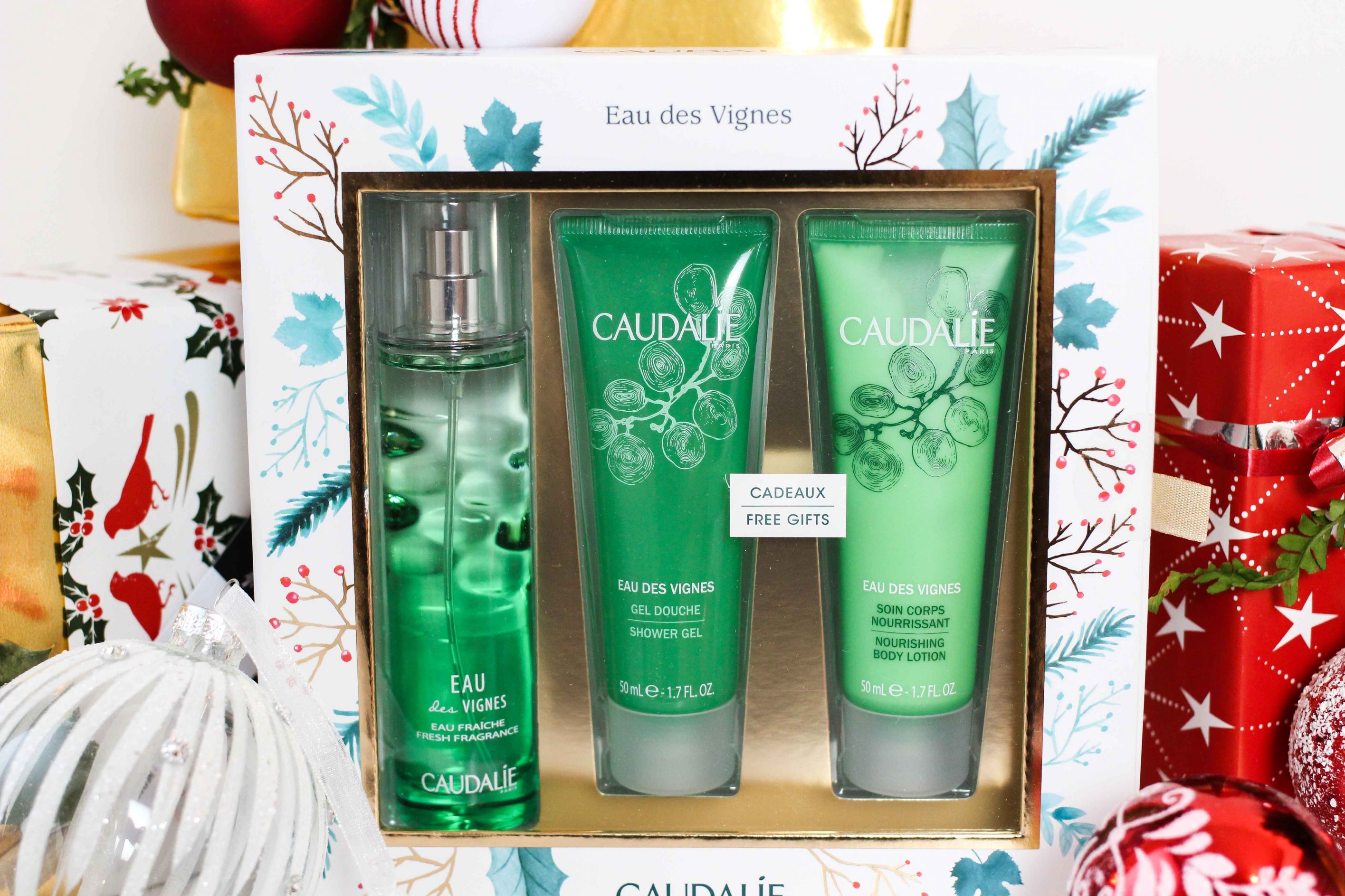 Adventskalender Türchen Gewinne 3 Caudalie Geschenksets eau des vignes Weihnachten 2