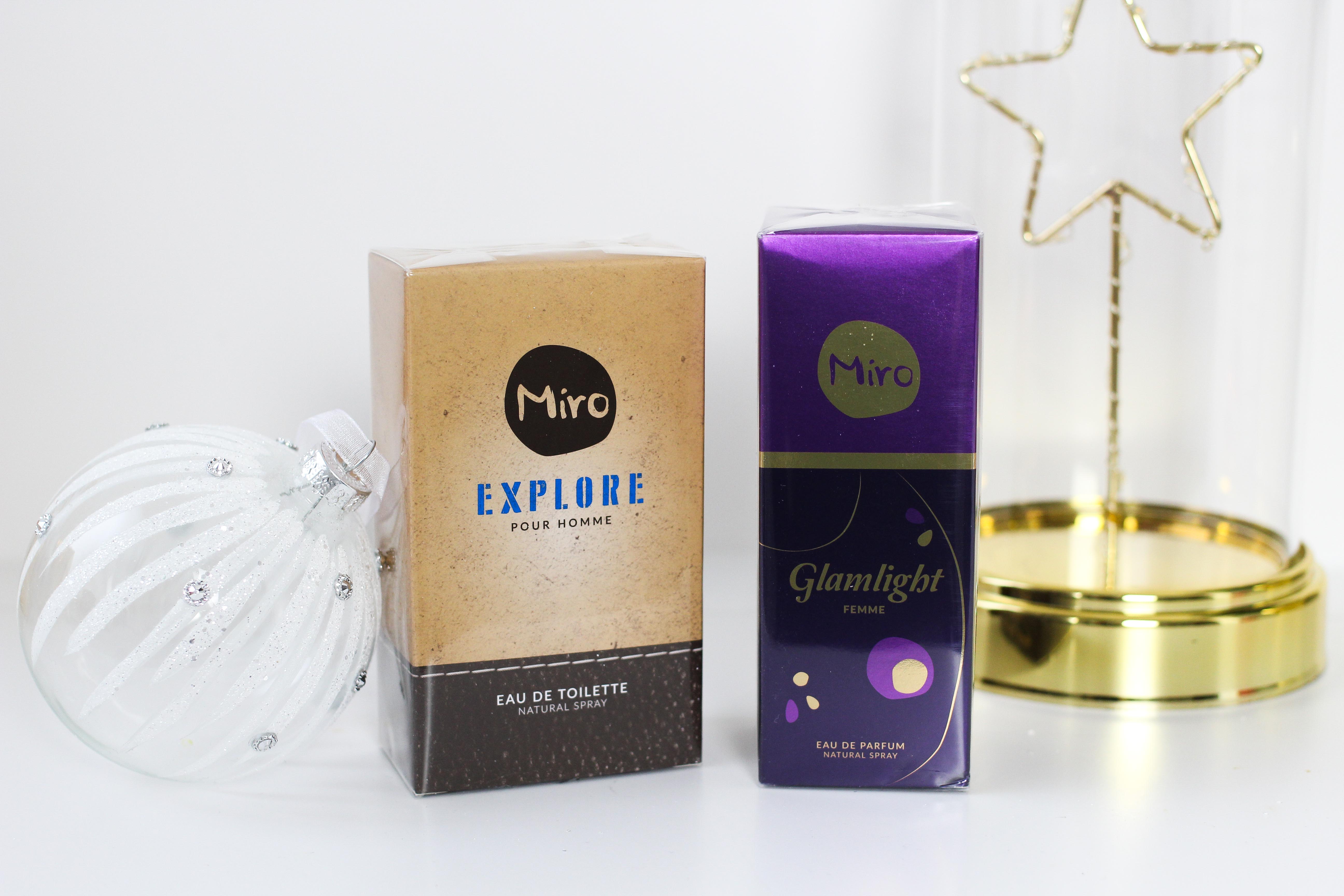 Blogger Adventskalender MIRO Parfüm Set sie ihn gewinnen Gewinnspiel Miro Damenduft Glamlight Miro Herrenduft Explore