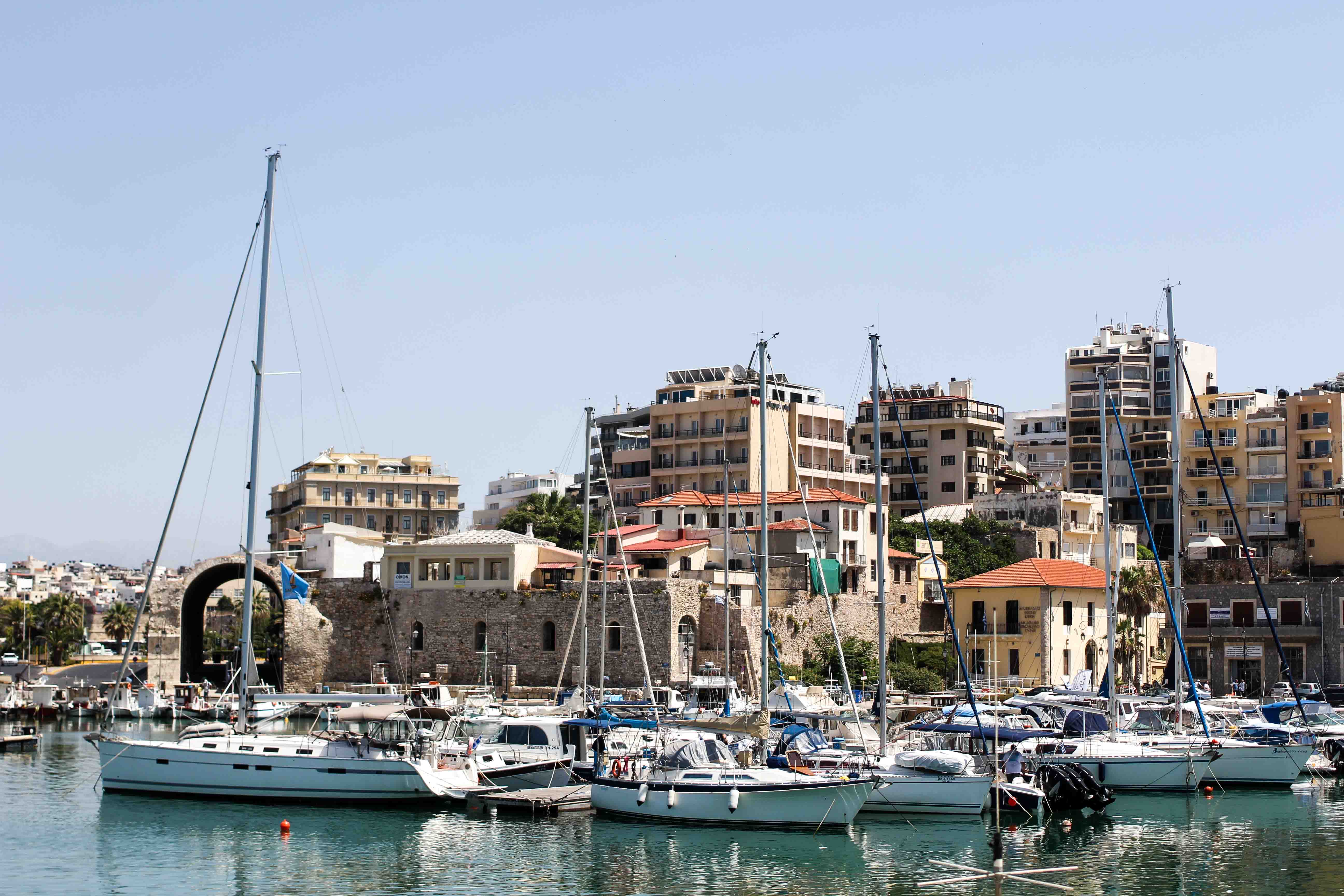 Top Kreta Sightseeing Kreta Sehenswürdigkeiten für einen Tagesausflug Heraklion Reiseblog venezianischer Hafen