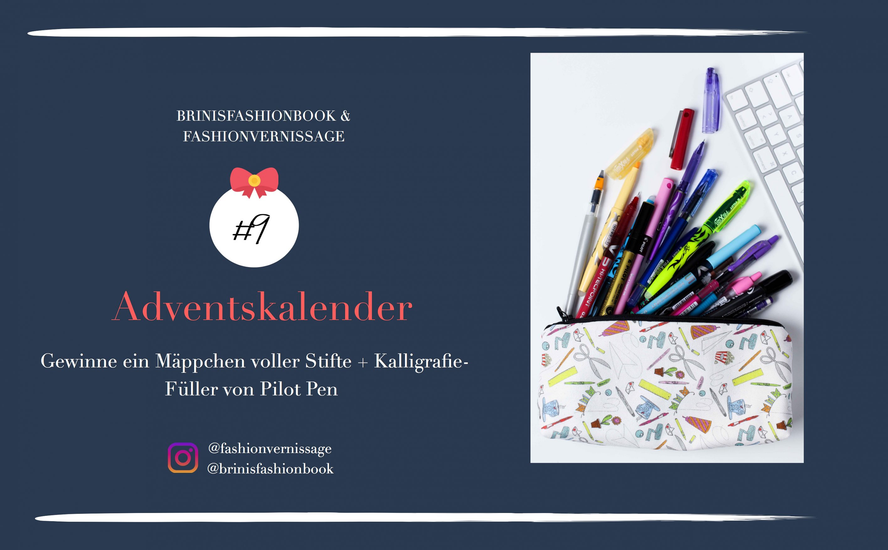 Blogger Adventskalender Mäppchen Stifte Pilot Pen Lettering Bleistift Textmarker Gelschreiber Blog Organizer kreativ 4