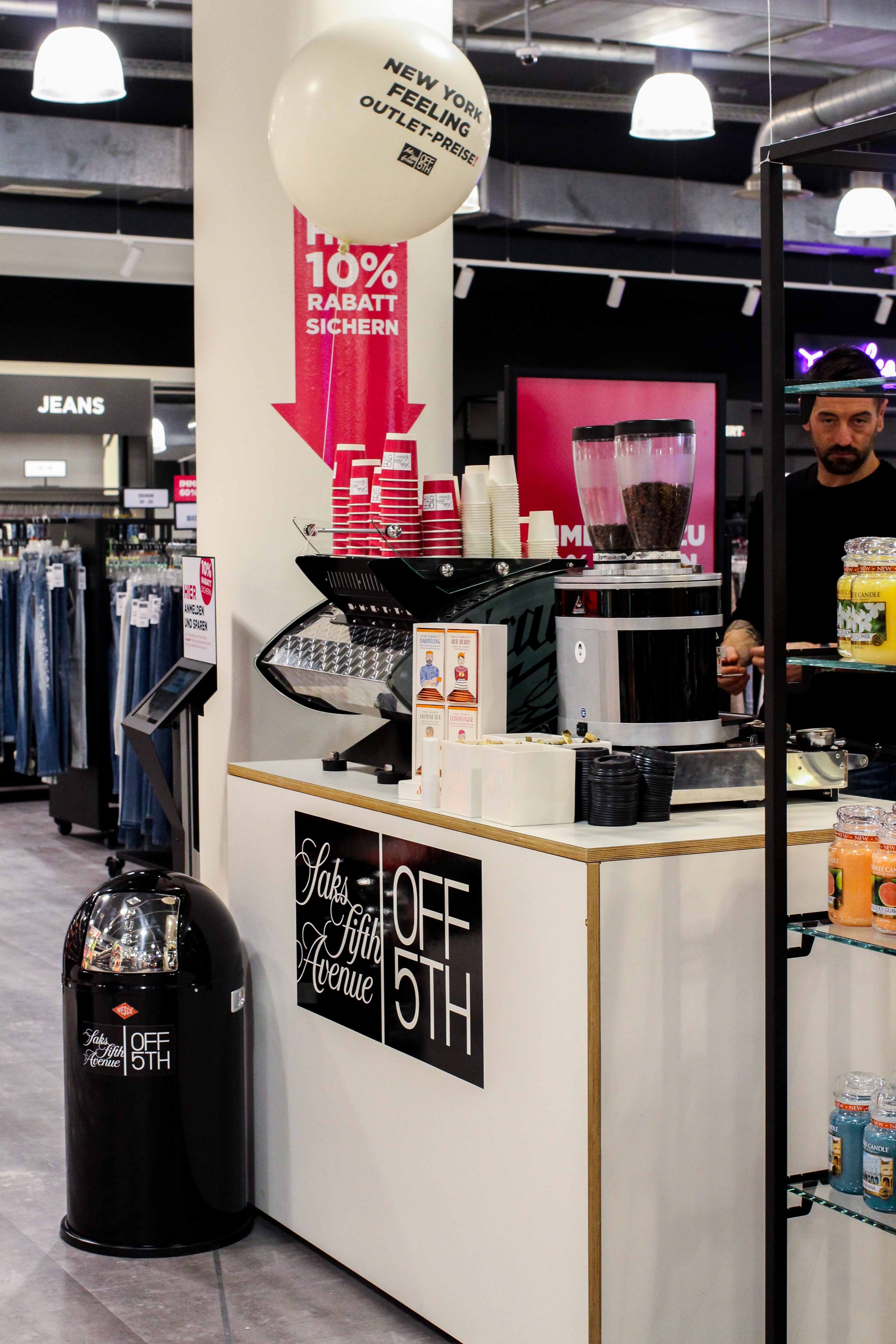 Store Opening Saks OFF 5th Avenue Bonn Premium-Marken Outletpreis Designer Outlet Bonn Modeblog Kaffeebar