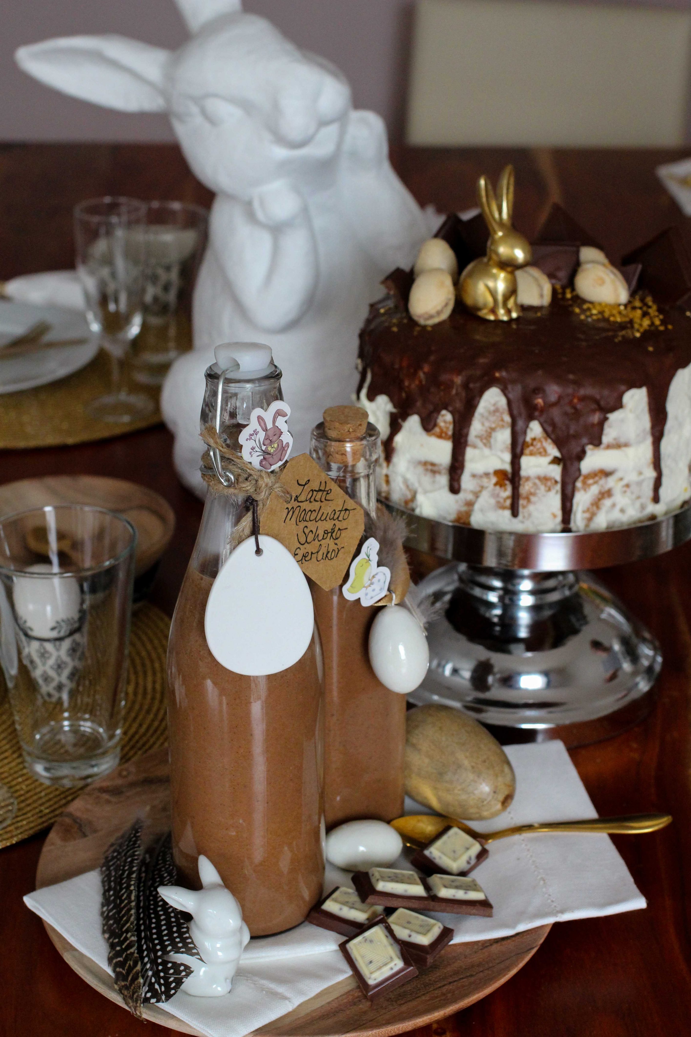 Latte Macchiato Schoko-Eierlikör Rezept einfach selber machen Ostern ...