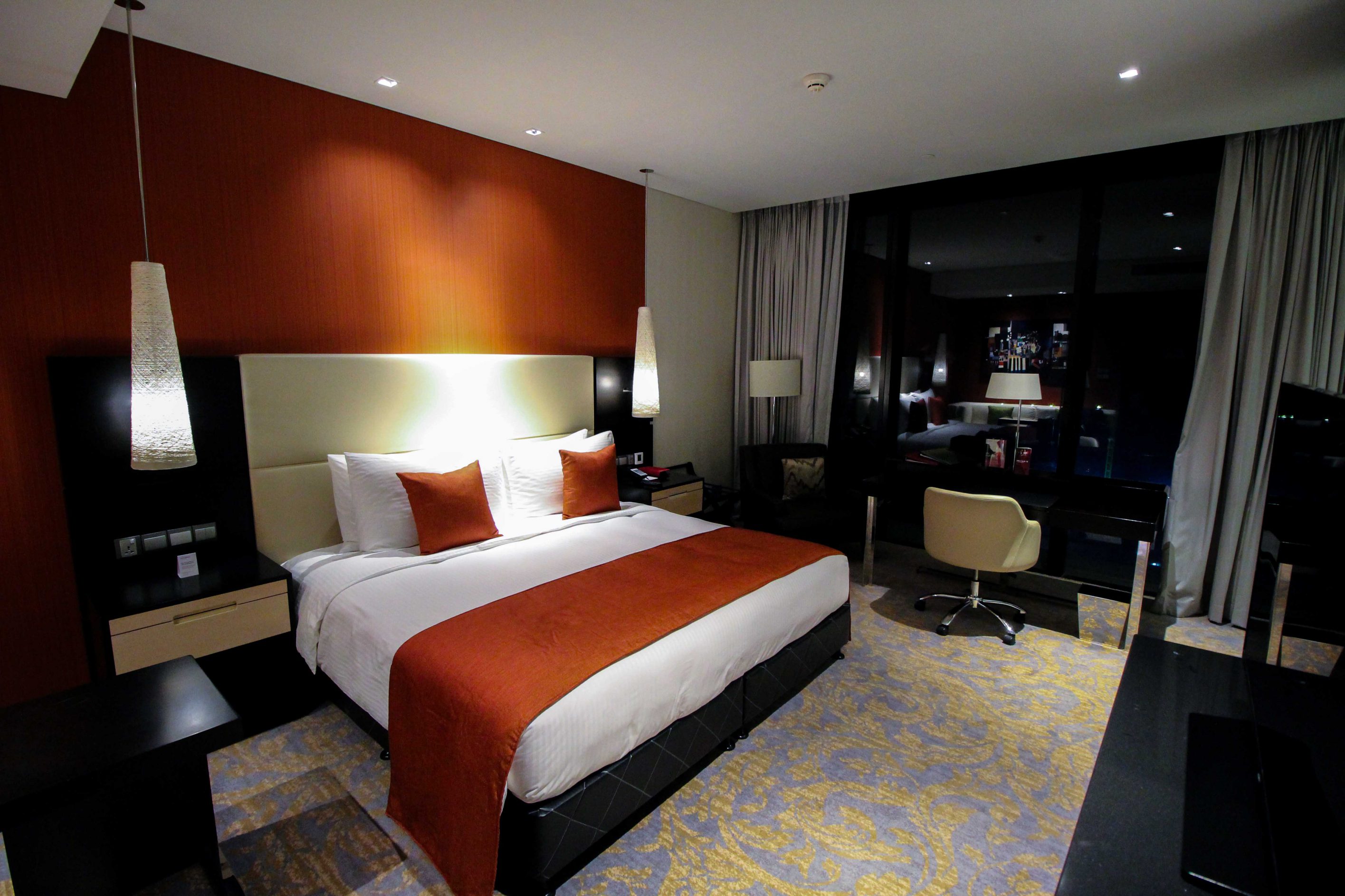 Mövenpick Colombo Hotel Reiseblog Reisebericht Superior Zimmer King-Size Bett Meerblick Rundreise Sri Lanka