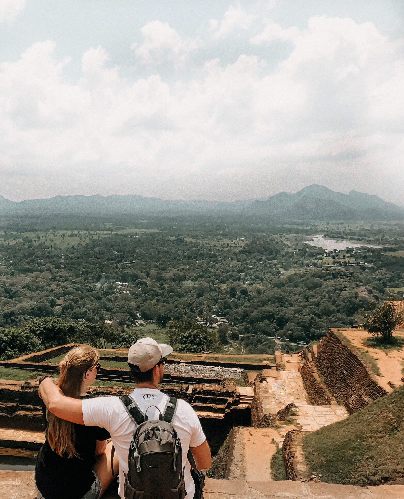 Dambulla Sigiriya Felsen Ausblick Top Sri Lanka Reiseroute 3 Wochen Rundreise Sri Lanka Süden Reiseblog Tipps