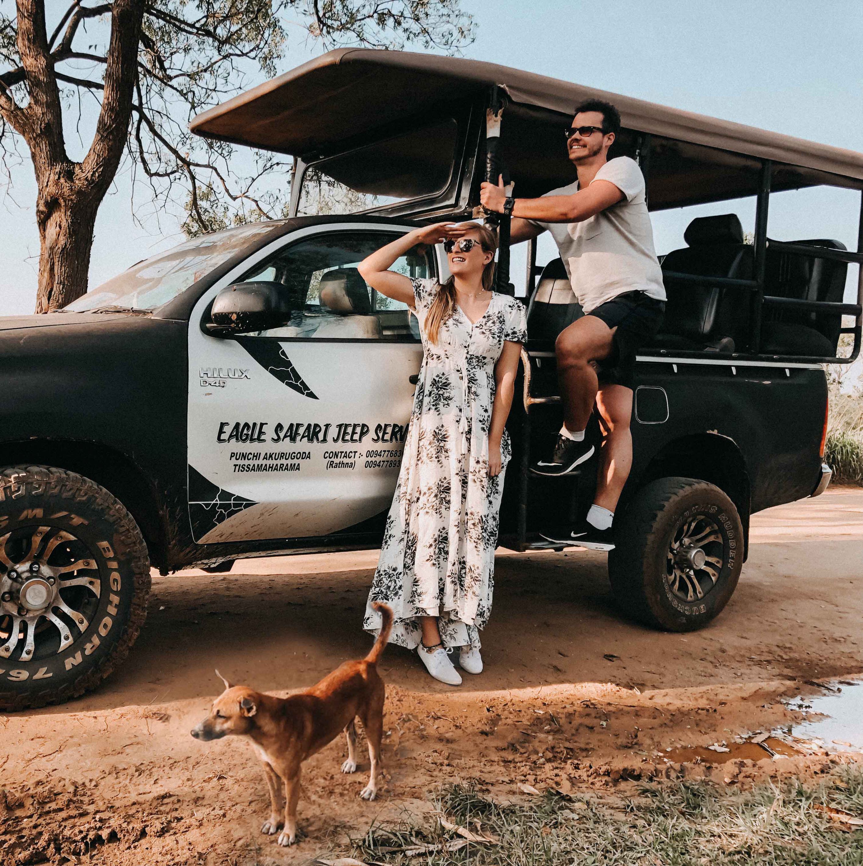 Udawalawe Nationalpark Yeep Safari Sri Lanka Reiseroute 3 Wochen Rundreise Sri Lanka Süden Reiseblog Tipps