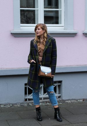 Herbst Must-Have 2019 Karomantel. Herbstmode Herbsttrend Mantel karriert Modeblog Outfit Herbst Fashion Blog Bonn 1