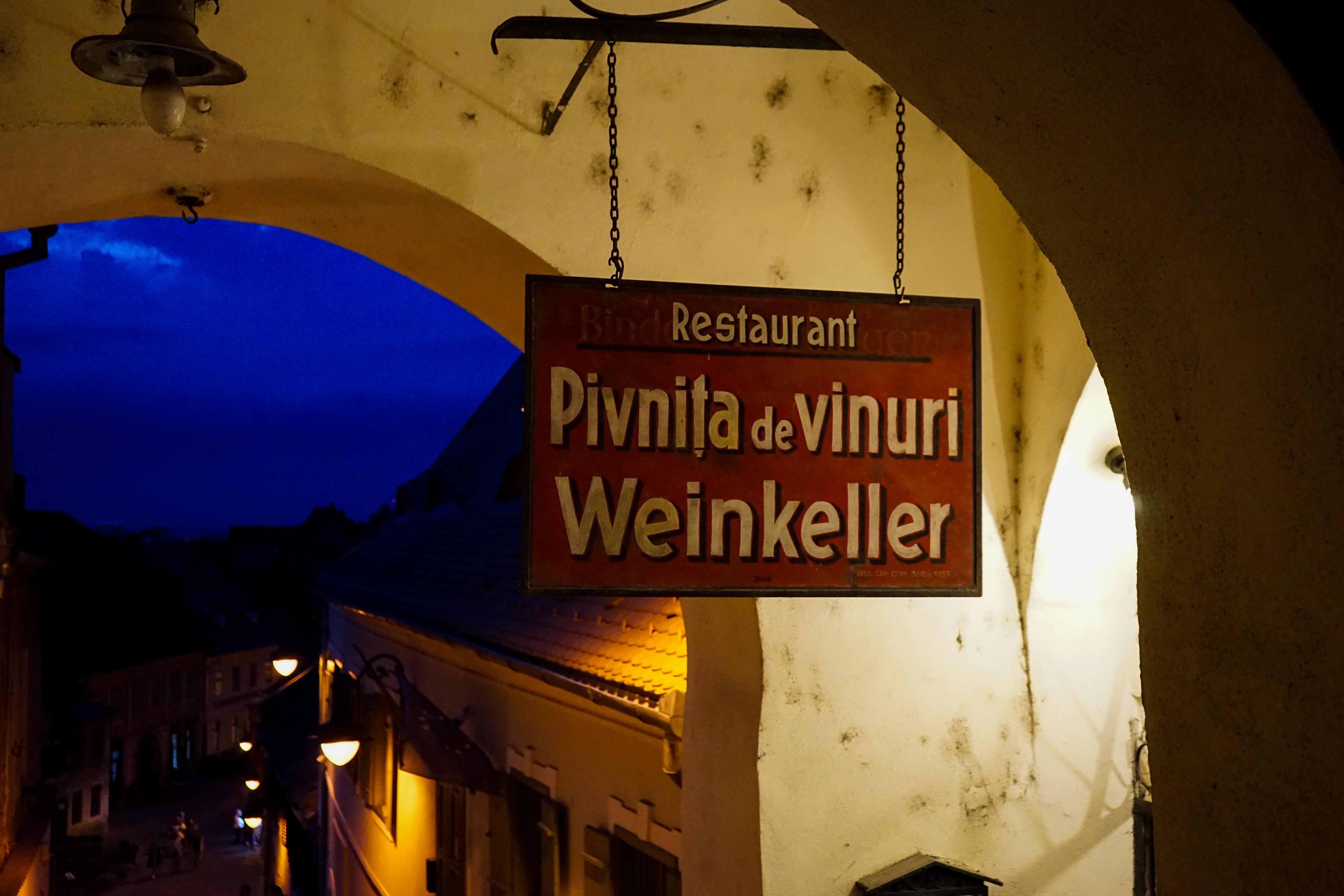 Restaurant Tipps Hermannstadt Sibiu Rumänien Insider Tipps Pivnita de vinuri Weinkeller Reiseblog