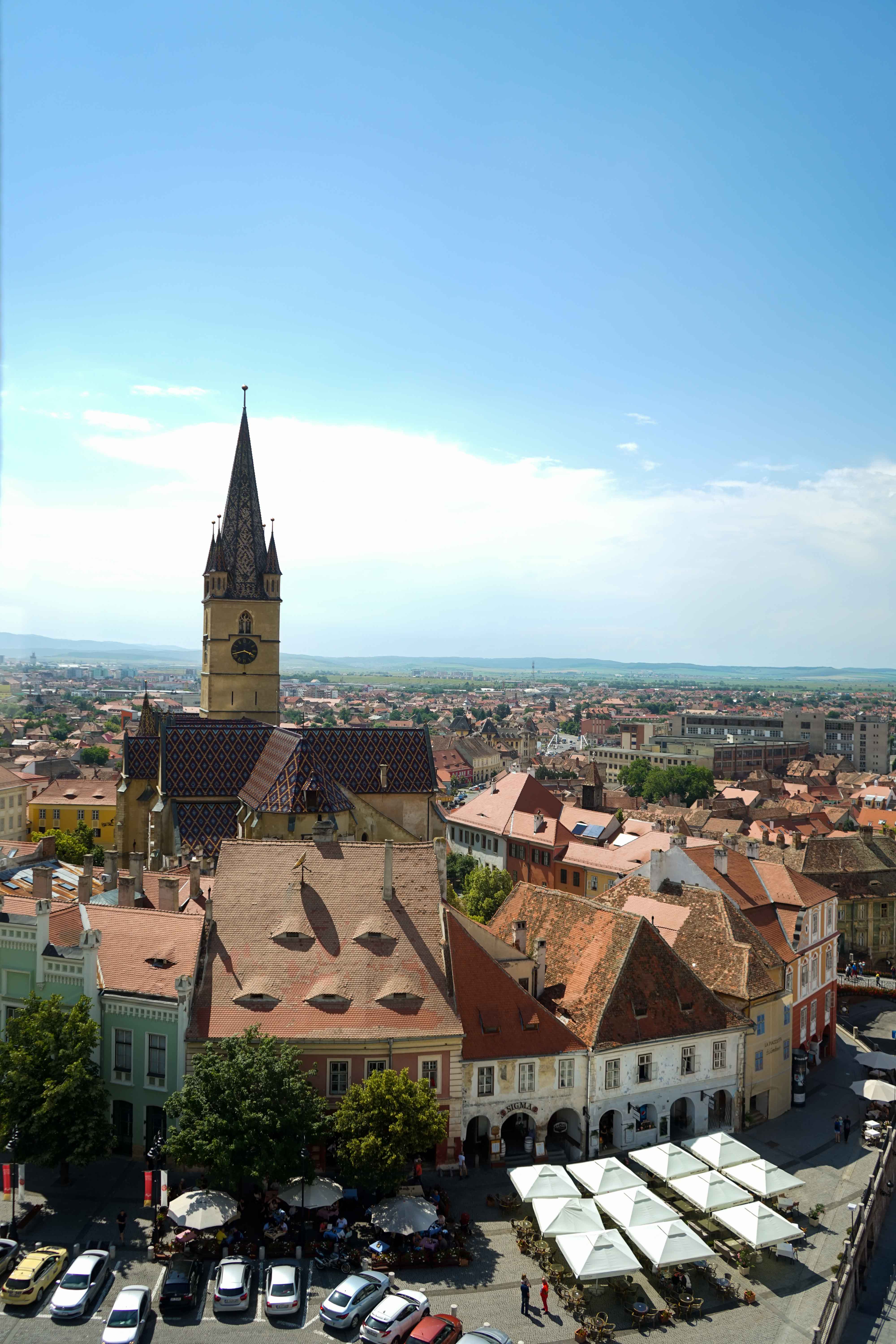 Top 10 Tipps Hermannstadt Sibiu Rumänien Reiseblog Sehenswürdigkeiten Blick Rathausturm Insider Tipps Brinisfashionbook