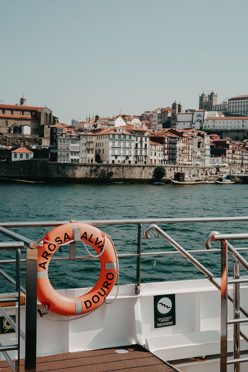 A-ROSA ALVA Flusskreuzfahrt Douro Portugal Reiseblog Sonnendeck Ausblick Porto