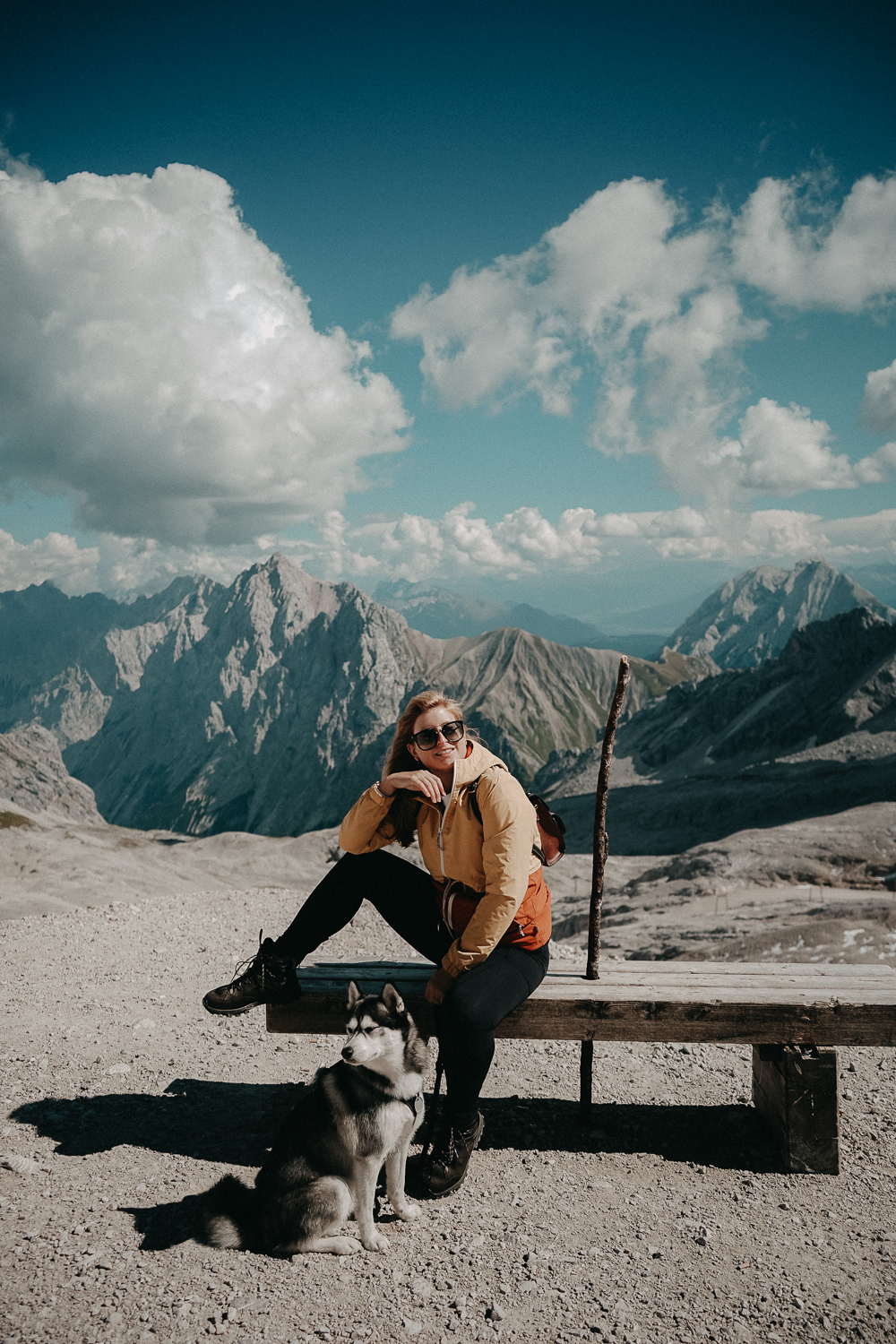 Zugspitze Gletscherbahn Resetipps Zugspitze Urlaub mit Hund Reiseblog Pomsky