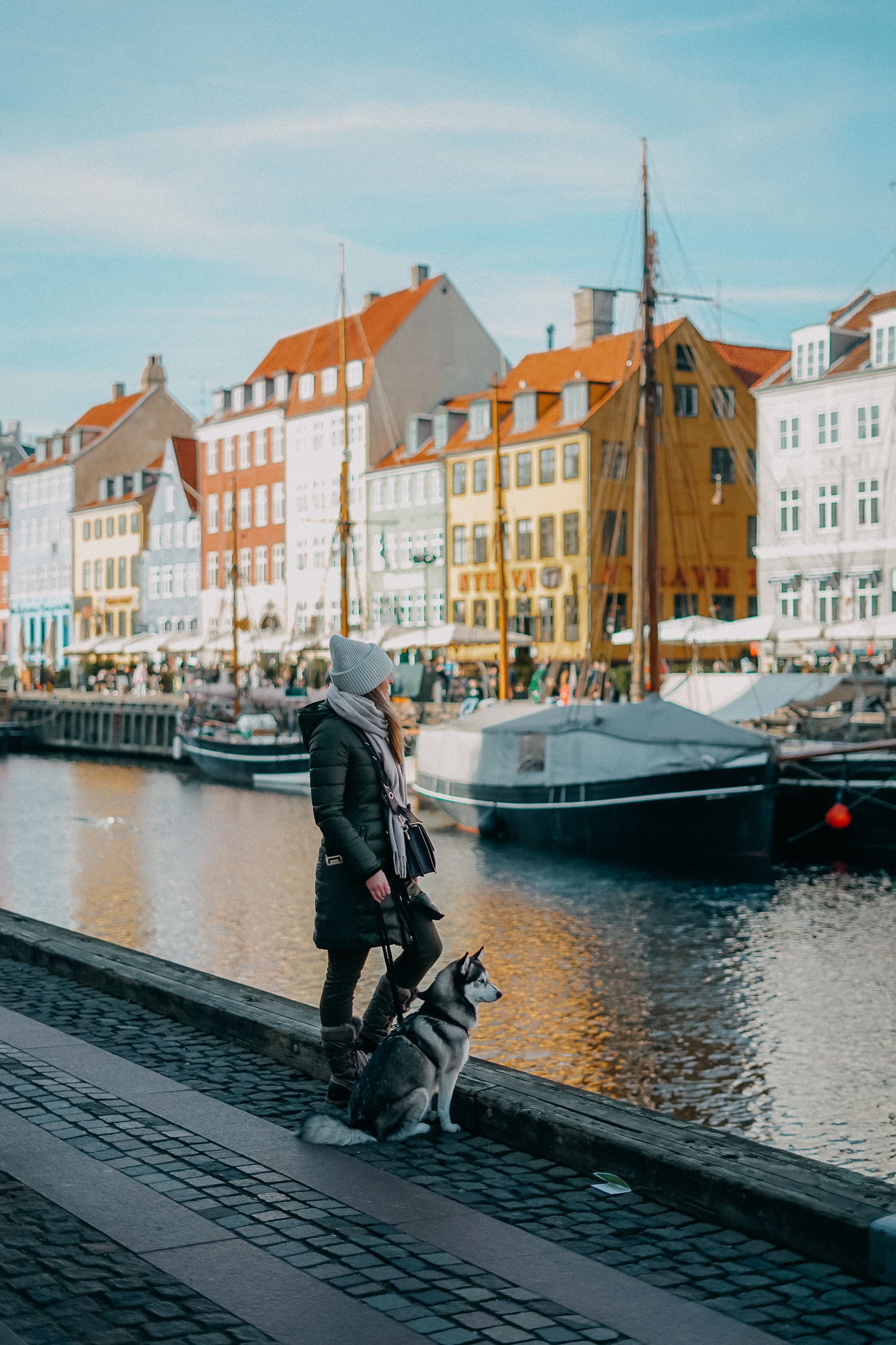 Norwegen Winterurlaub Winterroute Dänemark Kopenhagen Sightseeing mit Hund Nyhavn Reiseblog Reisen mit Hund Tipps