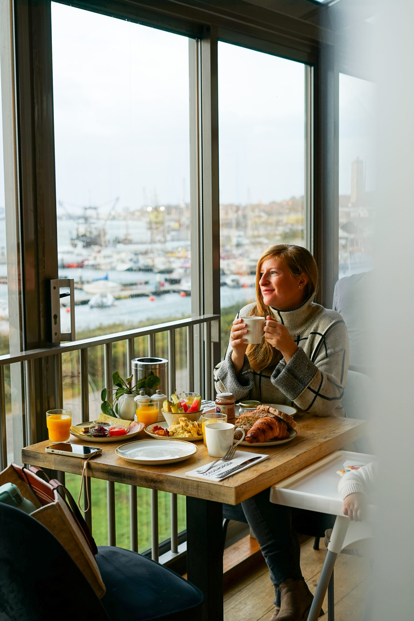 Hotel Terschelling WestCord Schylge Restaurant Frühstücken Meerblick Reiseblog 1